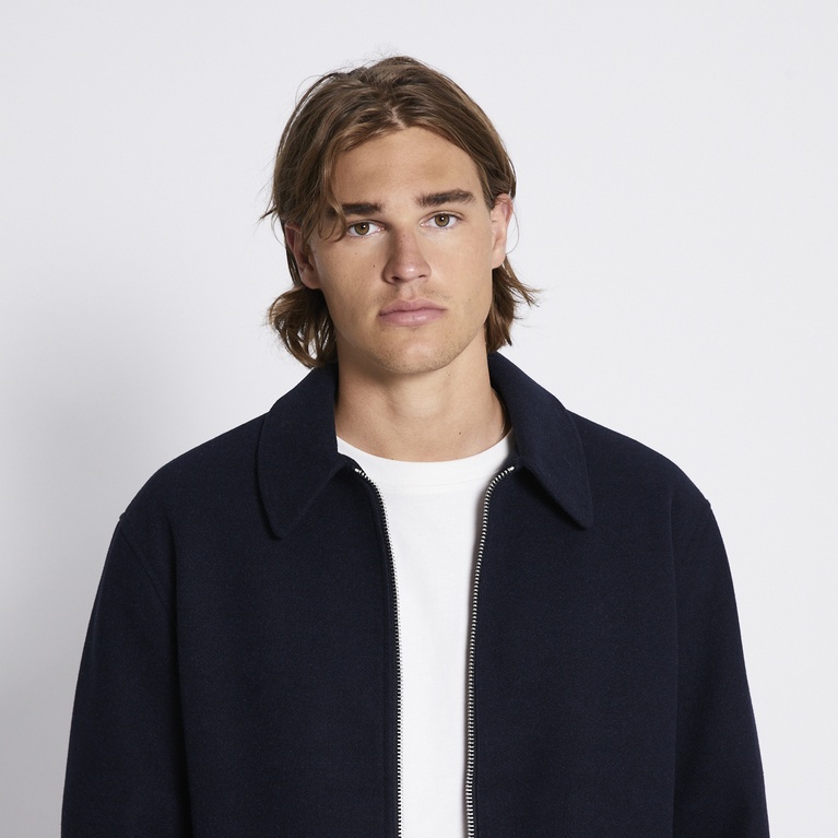 Zip jacket "Zixten" Navy